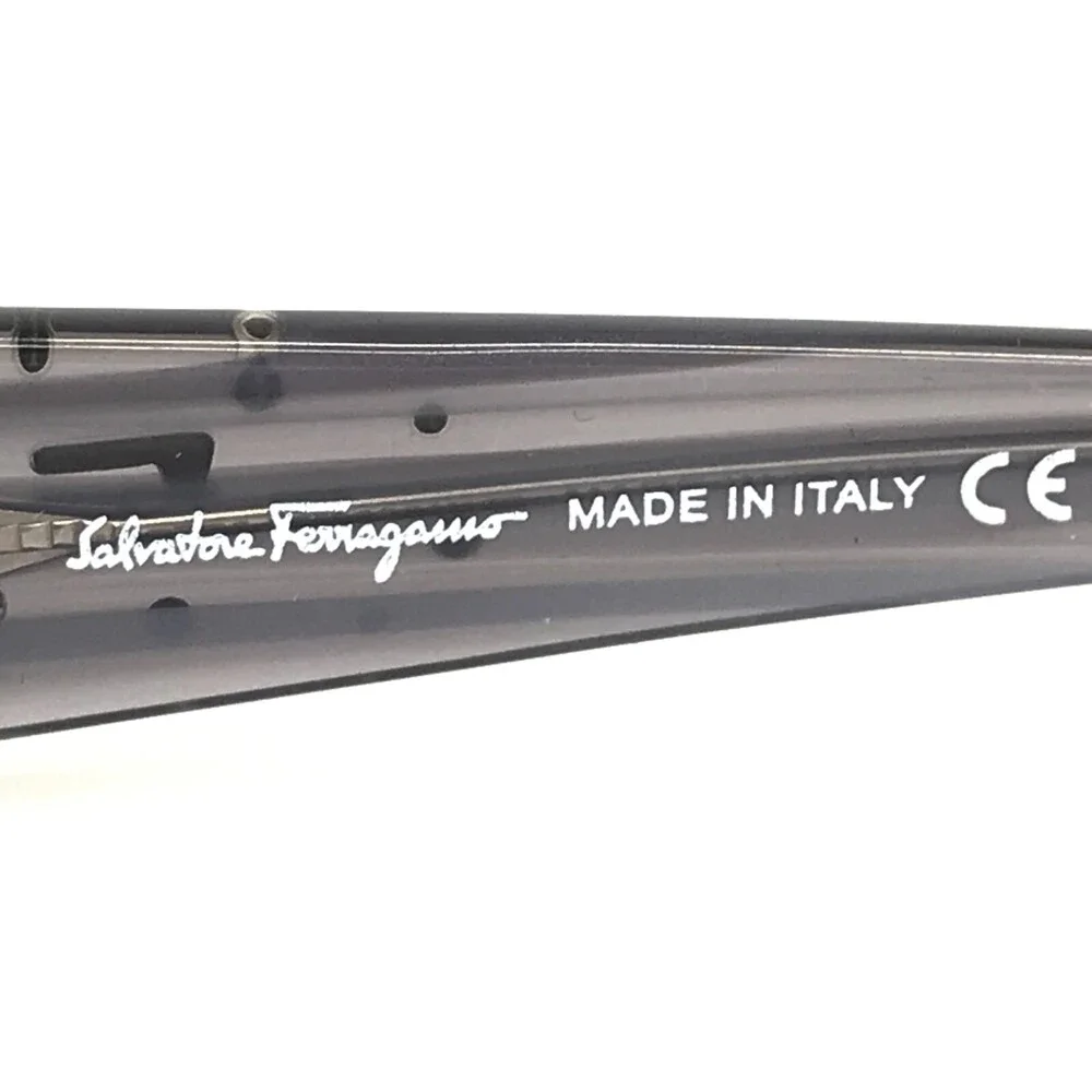 Salvatore Ferragamo Eyeglasses Frames 2639-B 478 Clear Gray Crystals 52-15-135